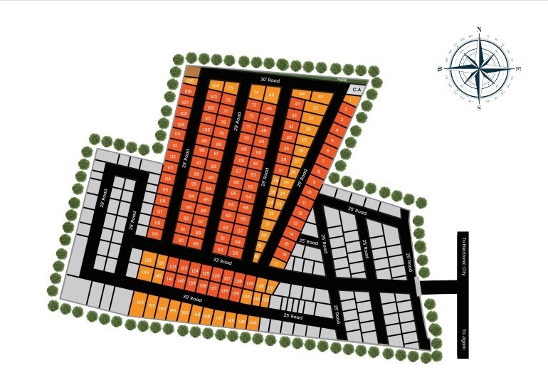  samskruti enclave Layout Plan
