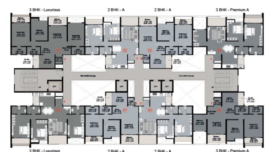  west view reserve ii Tower A7 Cluster Plan