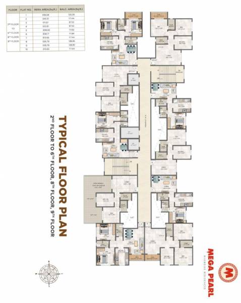  pearl Pearl Cluster Plan From 2nd To 8th Floor Except 7th Floor