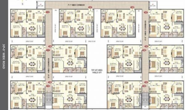  sp-green-lands SP Green Lands Typical Cluster Plan