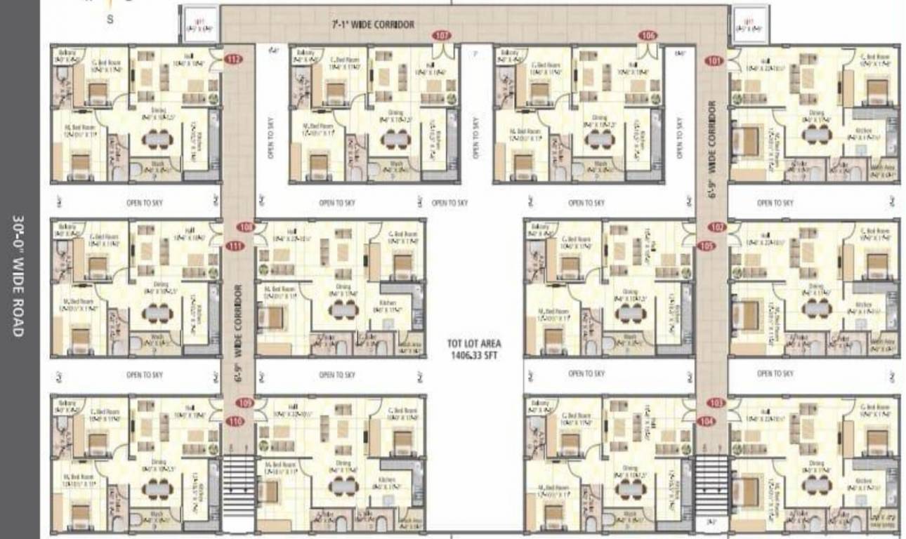  sp green lands SP Green Lands Typical Cluster Plan
