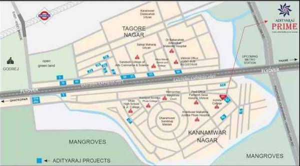  adishakti-chs-adityaraj-prime Location Plan