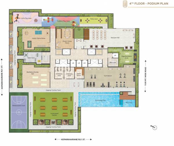 one-luxuria One Luxuria Cluster Plan for 4th Floor