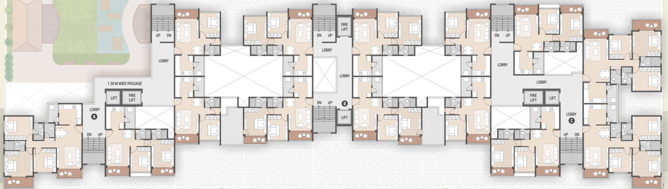  shivalik skygreen Shivalik Skygreen Cluster Plan For 10th Floor