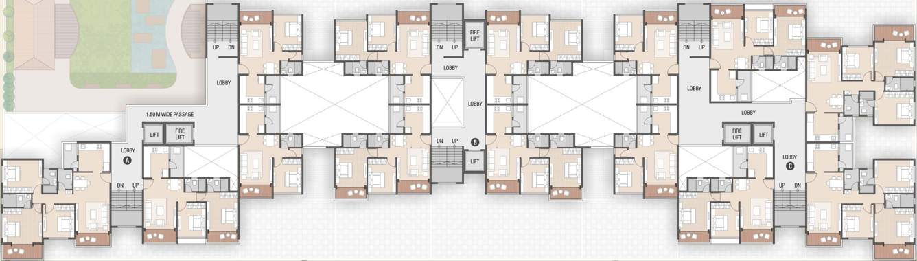  shivalik skygreen Shivalik Skygreen Cluster Plan For 11th Floor
