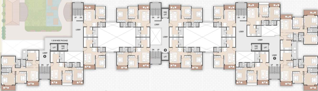  shivalik skygreen Shivalik Skygreen Cluster Plan For 12th Floor