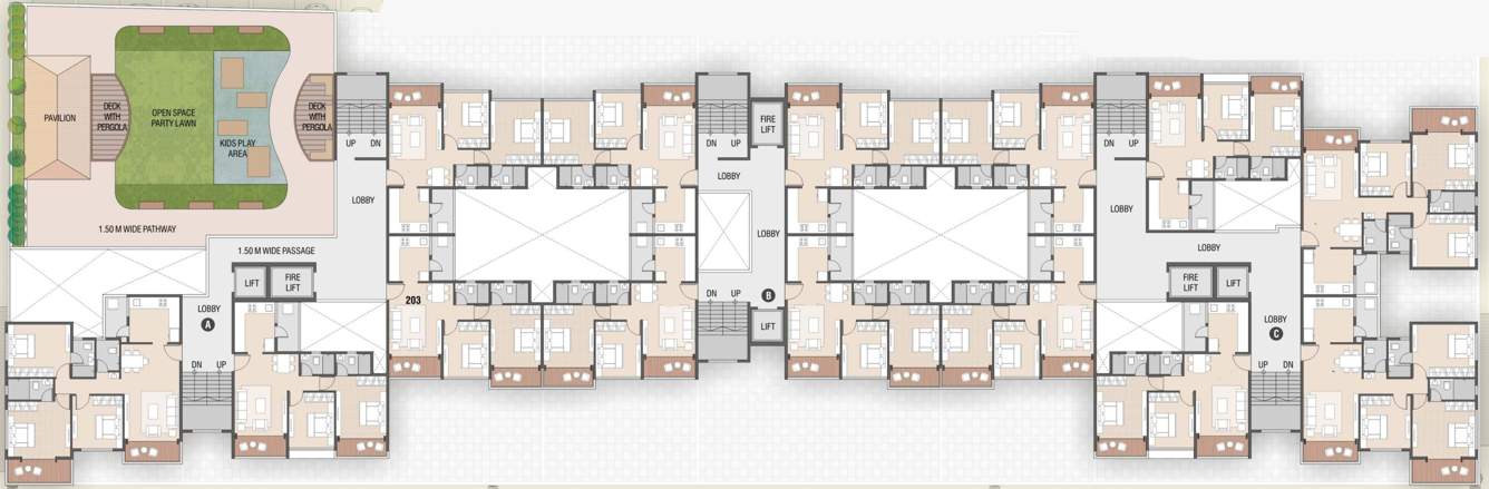  shivalik skygreen Shivalik Skygreen Cluster Plan For 2nd Floor