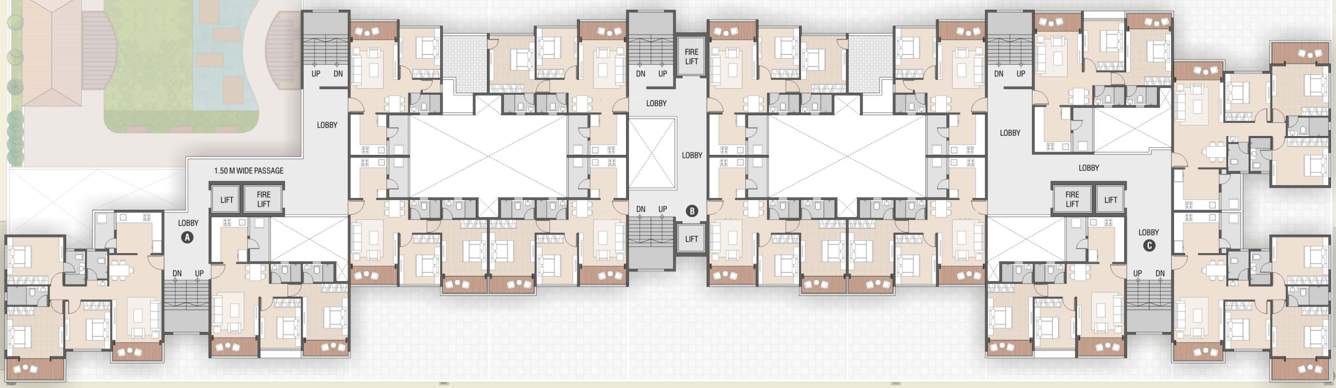 shivalik skygreen Shivalik Skygreen Cluster Plan For 9th Floor