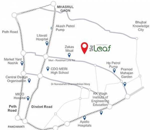  the-leaf-appartment Location Plan