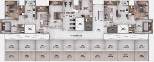  shivalik-sagar Shivalik Sagar Cluster Plan For 1st Floor