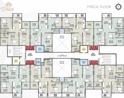  pride Pearl Cluster Plan from 2nd to 9th Floor