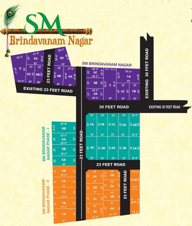  brindavanam nagar Layout Plan