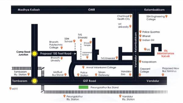 brindavanam-nagar Location Plan
