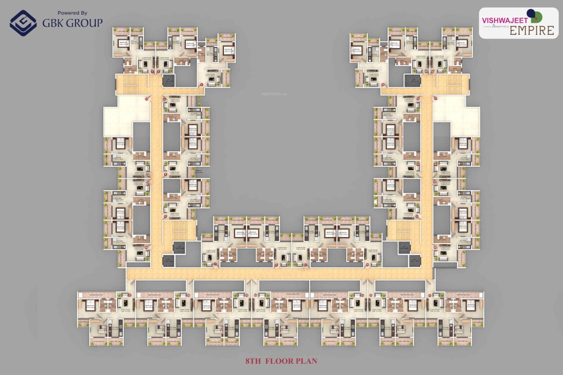  vishwajeet empire Vishwajeet Empire Cluster Plan