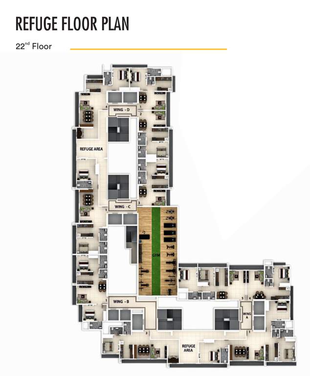  westwood 2 Westwood 2 Wing A And B Cluster Plan for 22th Floor