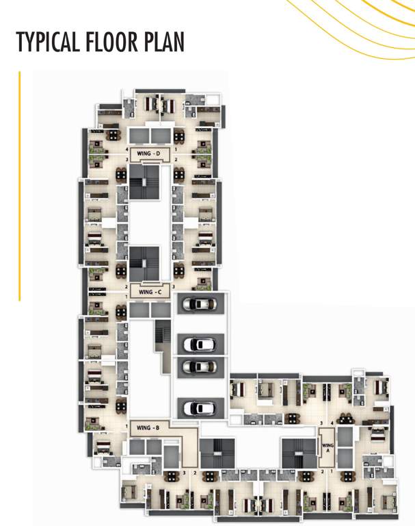  westwood 2 Westwood 2 Wing A And B Typical Cluster Plan