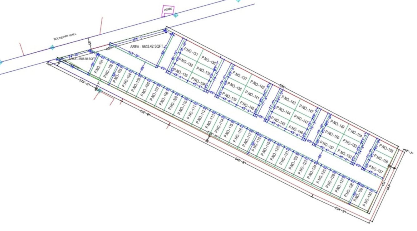  green city Layout Plan