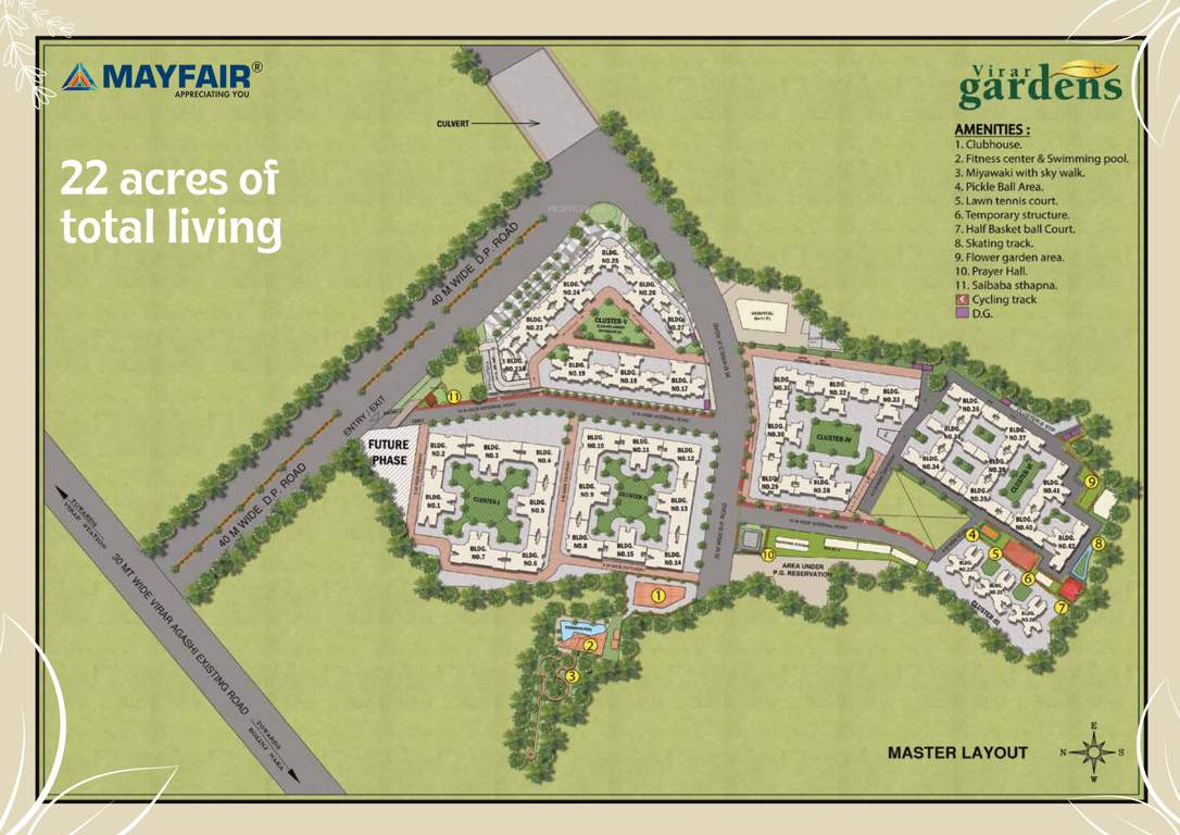 virar gardens cluster vi Master Plan