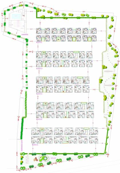  avasa-evk Block - A To E Typical Cluster Plan