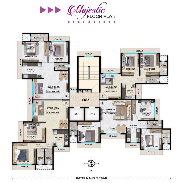 clusterPlan of Vasundhara Paradise
