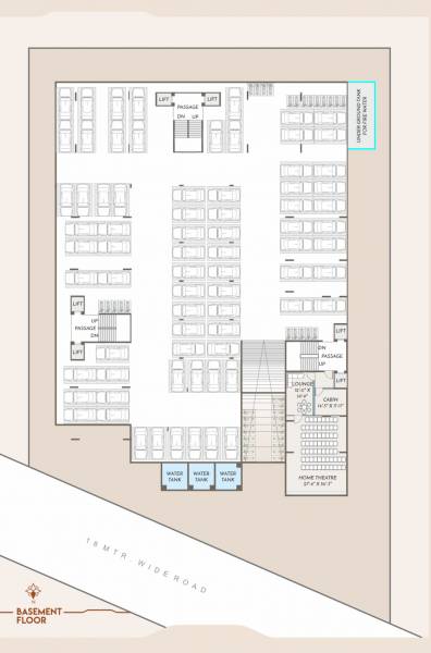  whiteflag Tower A,B,C Basement Cluster Plan