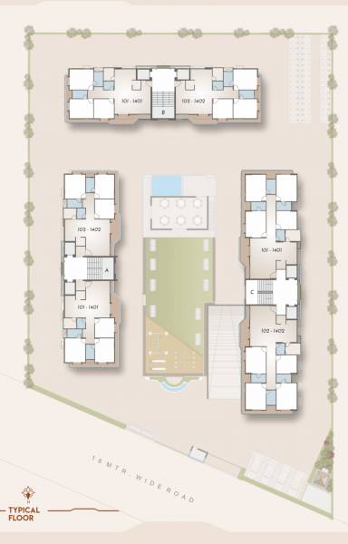  whiteflag Tower A,B,C Cluster Plan