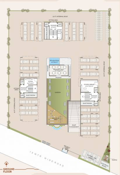  whiteflag Tower A,B,C Ground Cluster Plan
