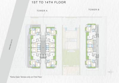 Tower A Cluster Plan aarna-84 Tower A Cluster Plan