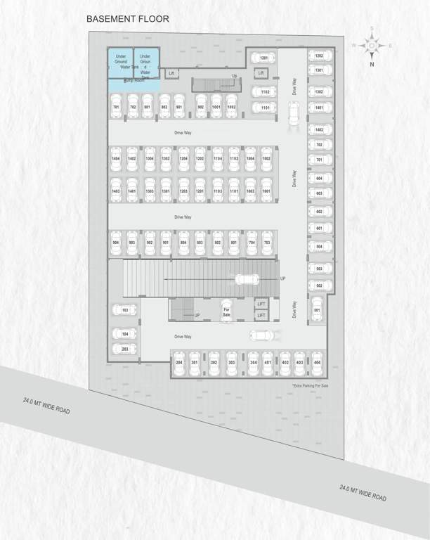  aarna 84 Tower A Cluster Plan