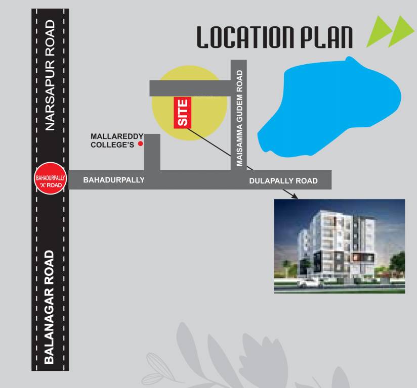  balaji homes Location Plan