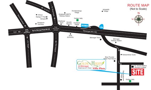  golden-heights-villa-plots-phase-ii Location Plan