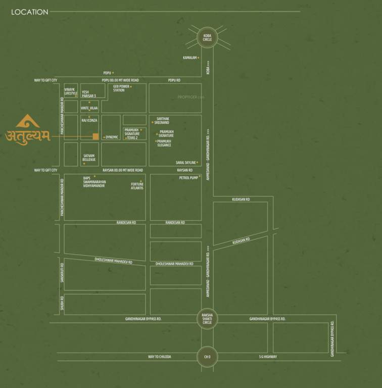  atulyam Location Plan