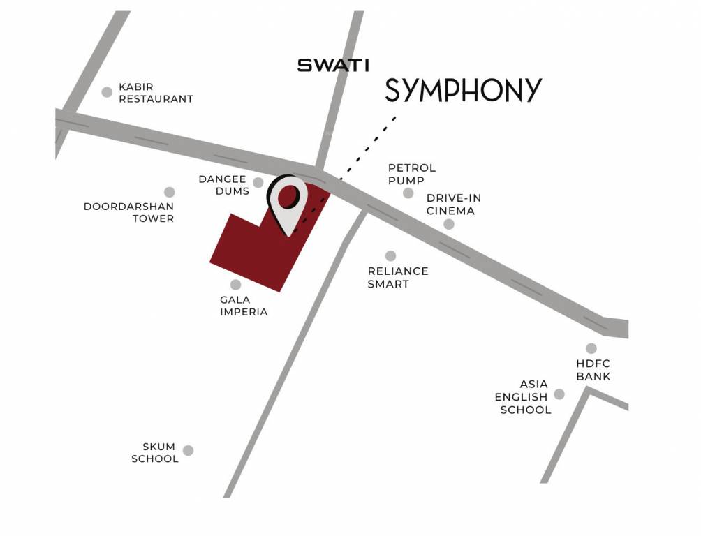  symphony Location Plan