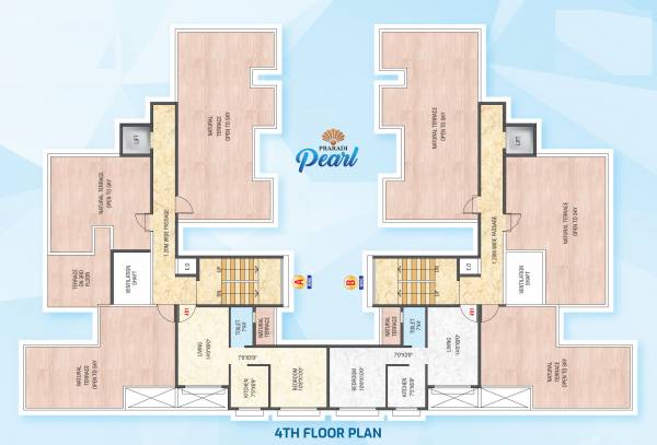  praradi-pearl Wing A,B Cluster Plan for 4th Floor