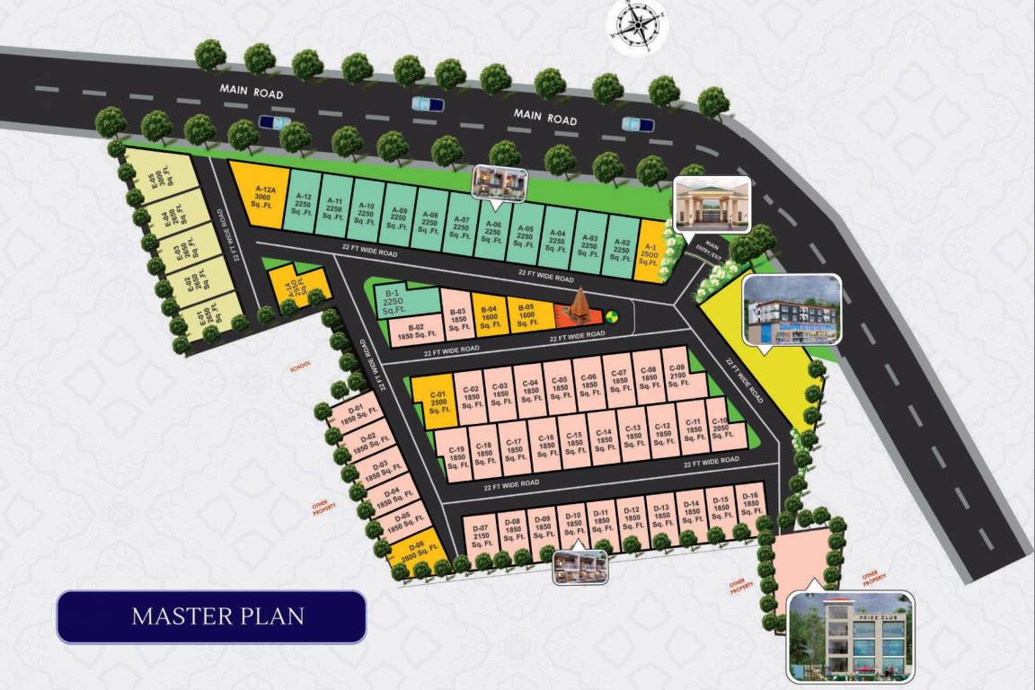 pride villas Master Plan