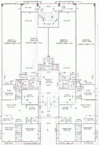  felicia Block C Cluster Plan For 1st Floor
