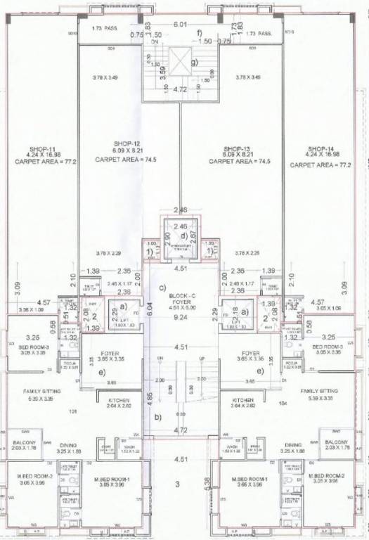  felicia Block C Cluster Plan For 1st Floor