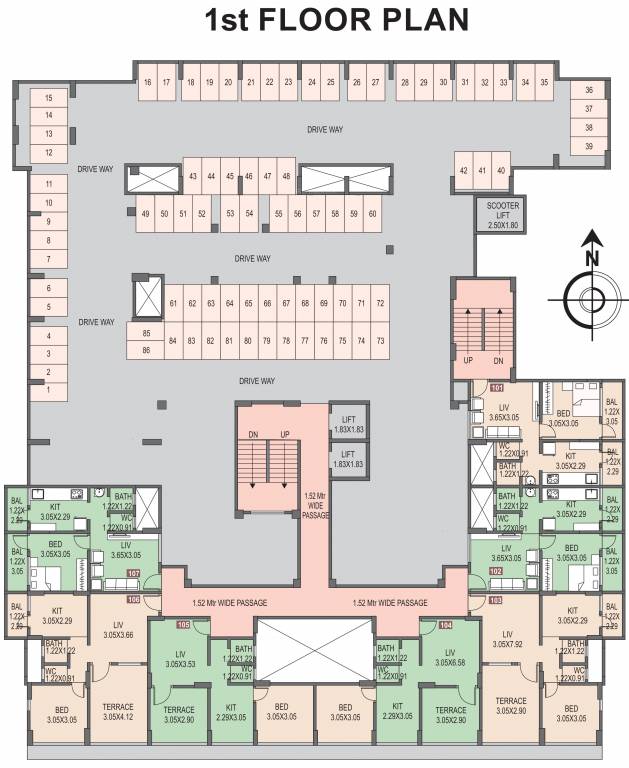  sai ramdas Sai Ramdas Cluster Plan for 1st Floor