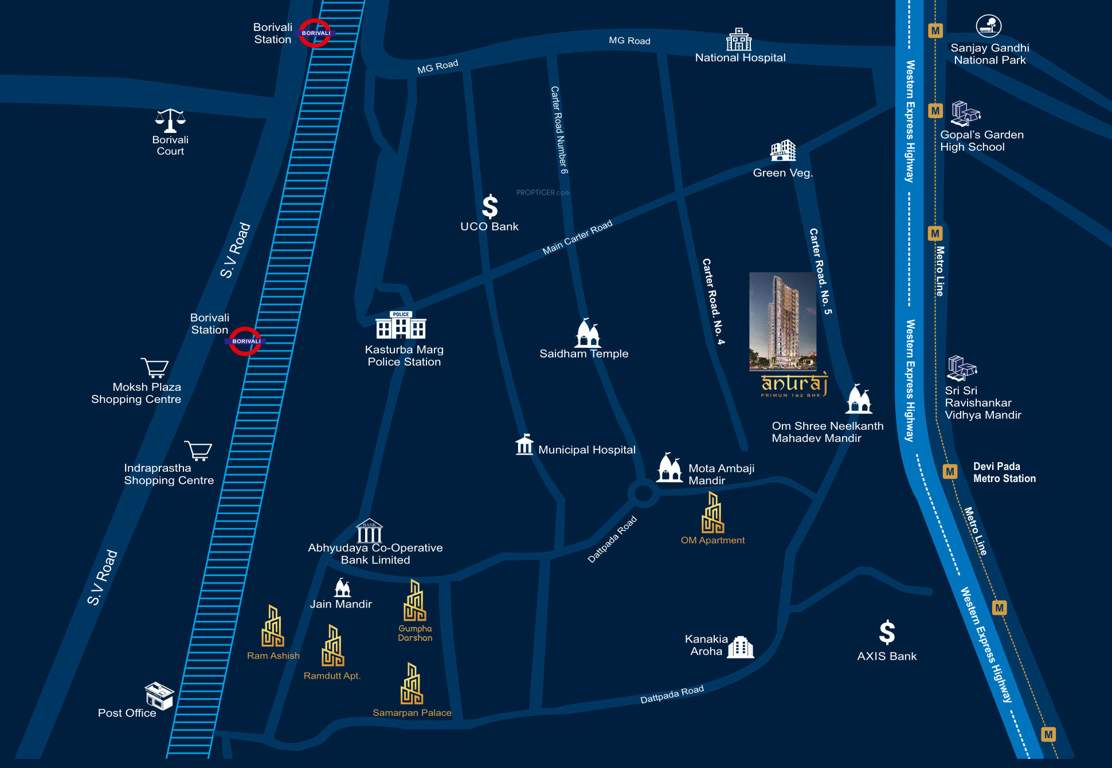  anuraj co operative housing society limited Location Plan