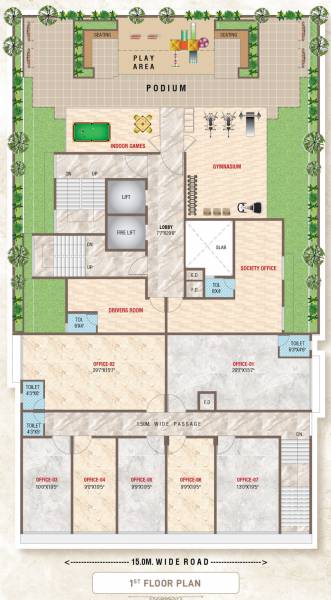  utkarsh Susheel Utkarsh Cluster Plan for 1st Floor