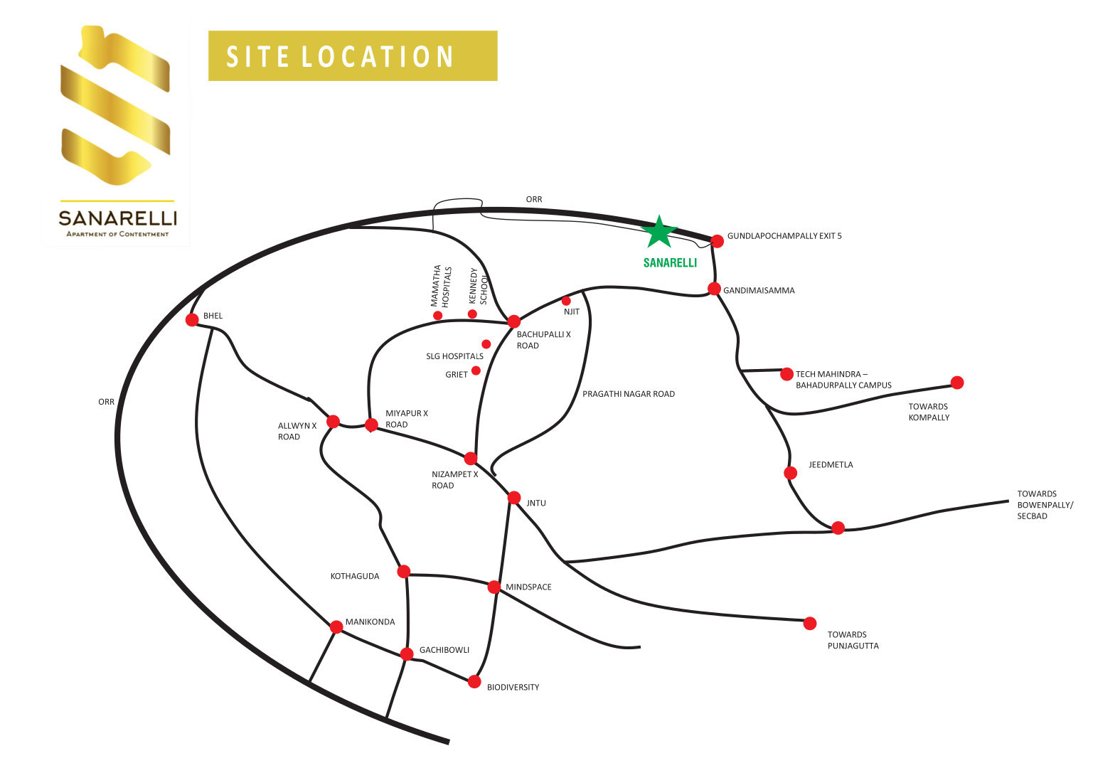  sanarelli Location Plan