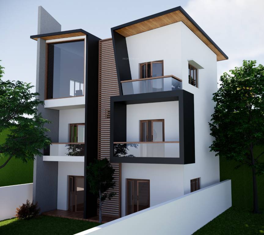 Elevation serene royal villas Elevation