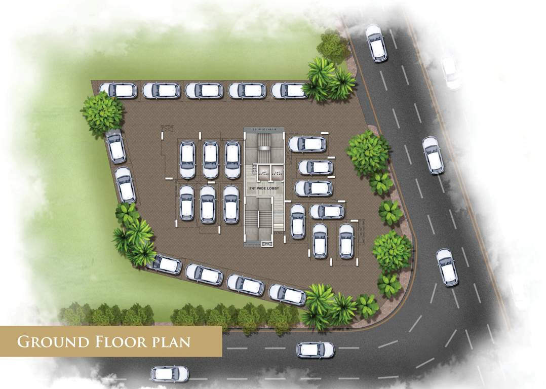  gajanan superbia Gajanan Superbia Cluster Plan For Ground Floor