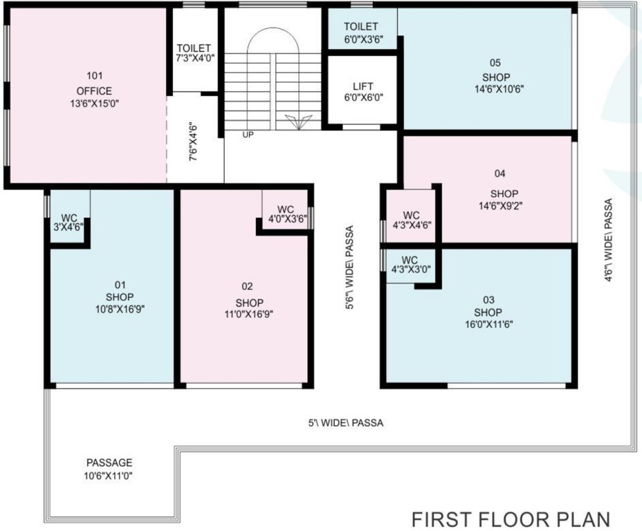  sneh mithila Sneh Mithila Cluster Plan for 1st Floor