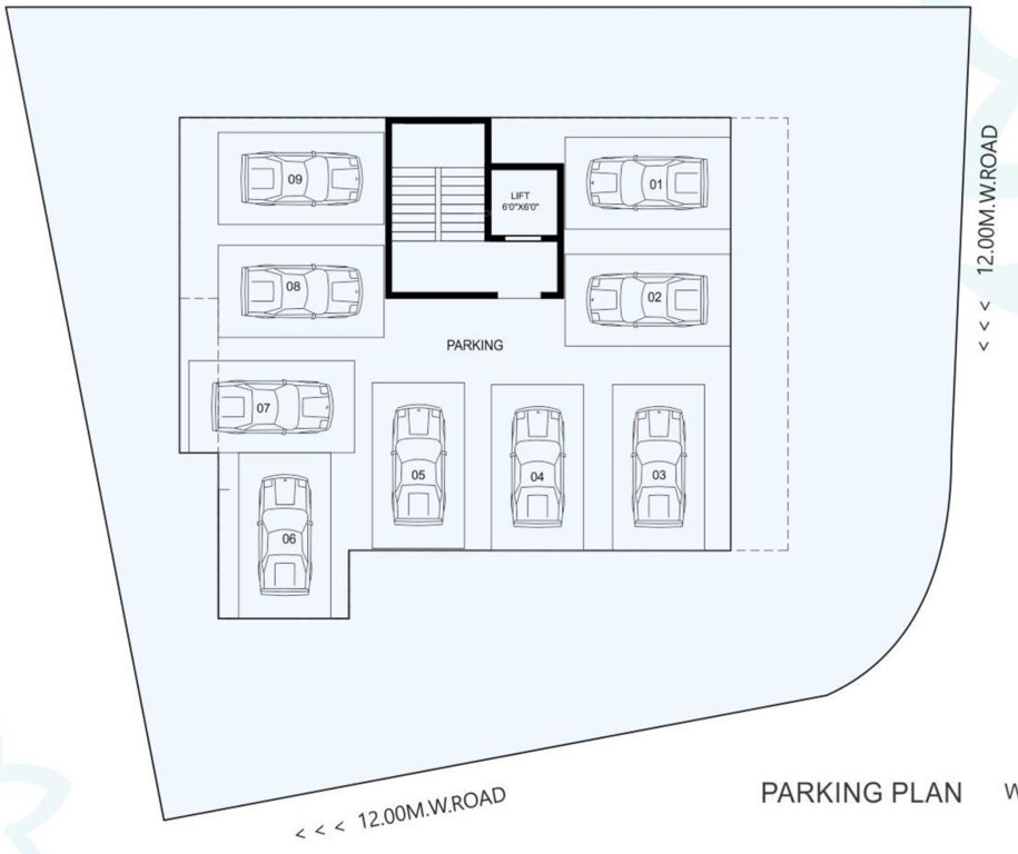  sneh mithila Sneh Mithila Parking Cluster Plan