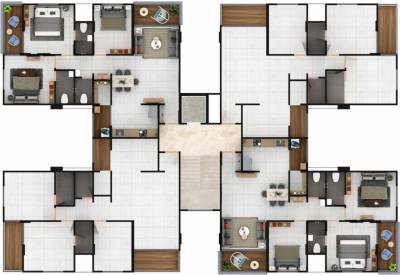  crown Glorious Crown Typical Cluster Plan