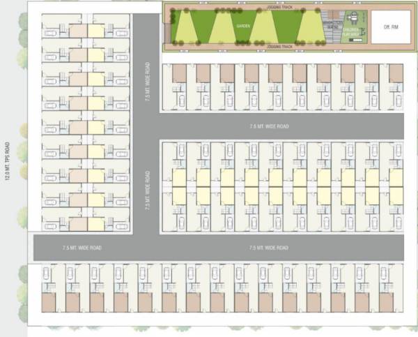  anusthan-bungalows Layout Plan