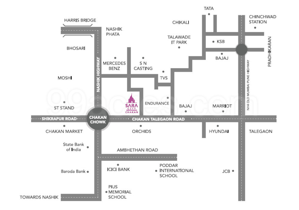  sara city c4 Location Plan