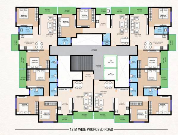  bliss The Avenue Bliss Cluster Plan