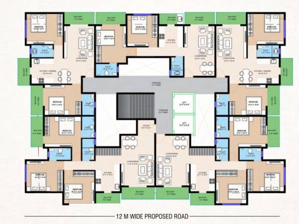  bliss The Avenue Bliss Cluster Plan